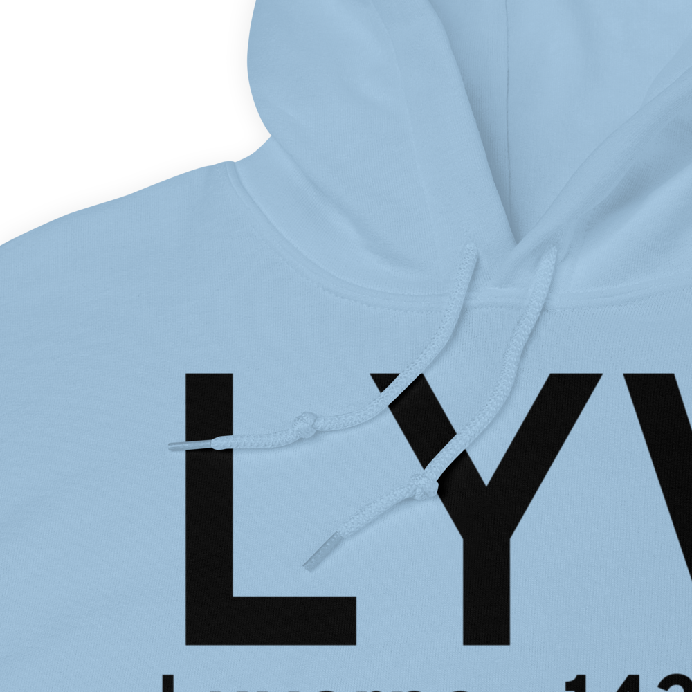Luverne (KLYV) Airport Hoodie Sweatshirt 