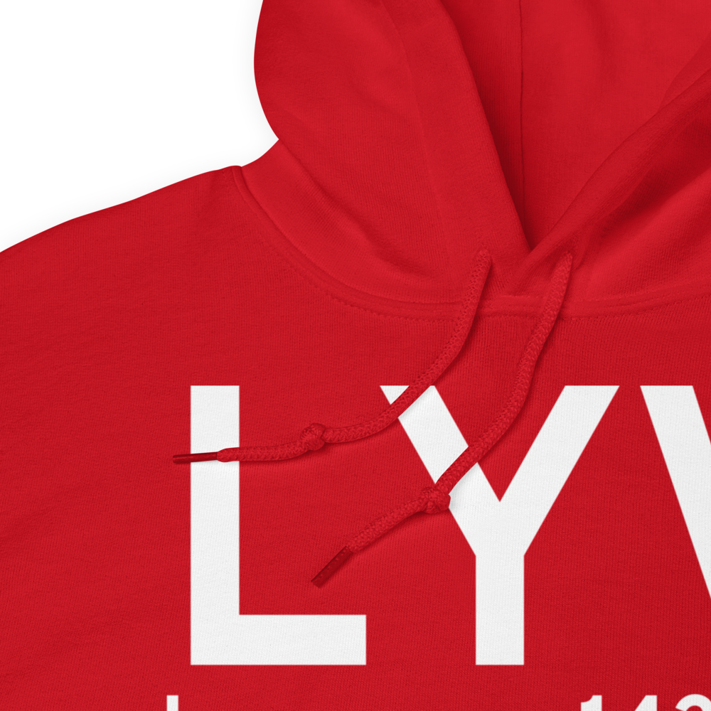 Luverne (KLYV) Airport Hoodie Sweatshirt 