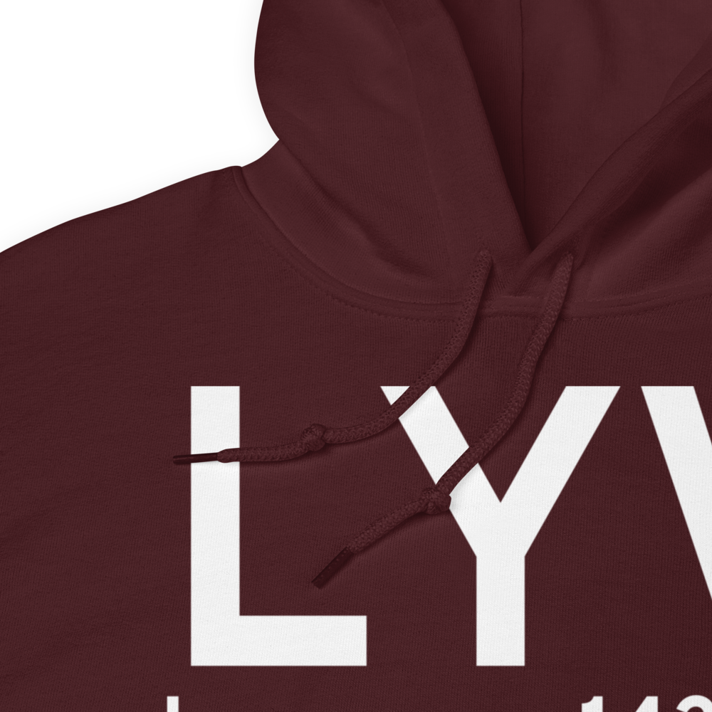 Luverne (KLYV) Airport Hoodie Sweatshirt 