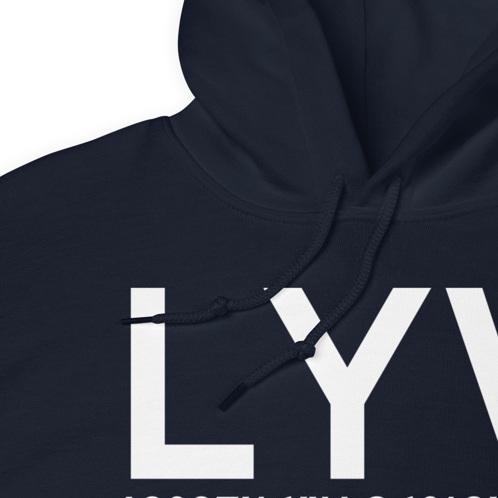 Luverne (KLYV) Airport Hoodie Sweatshirt 
