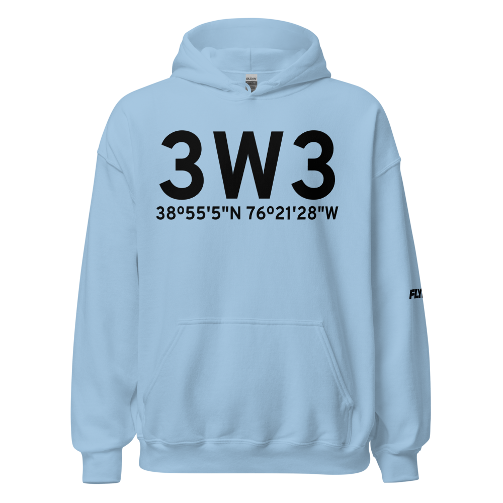 Stevensville (3W3) Airport Hoodie Sweatshirt 