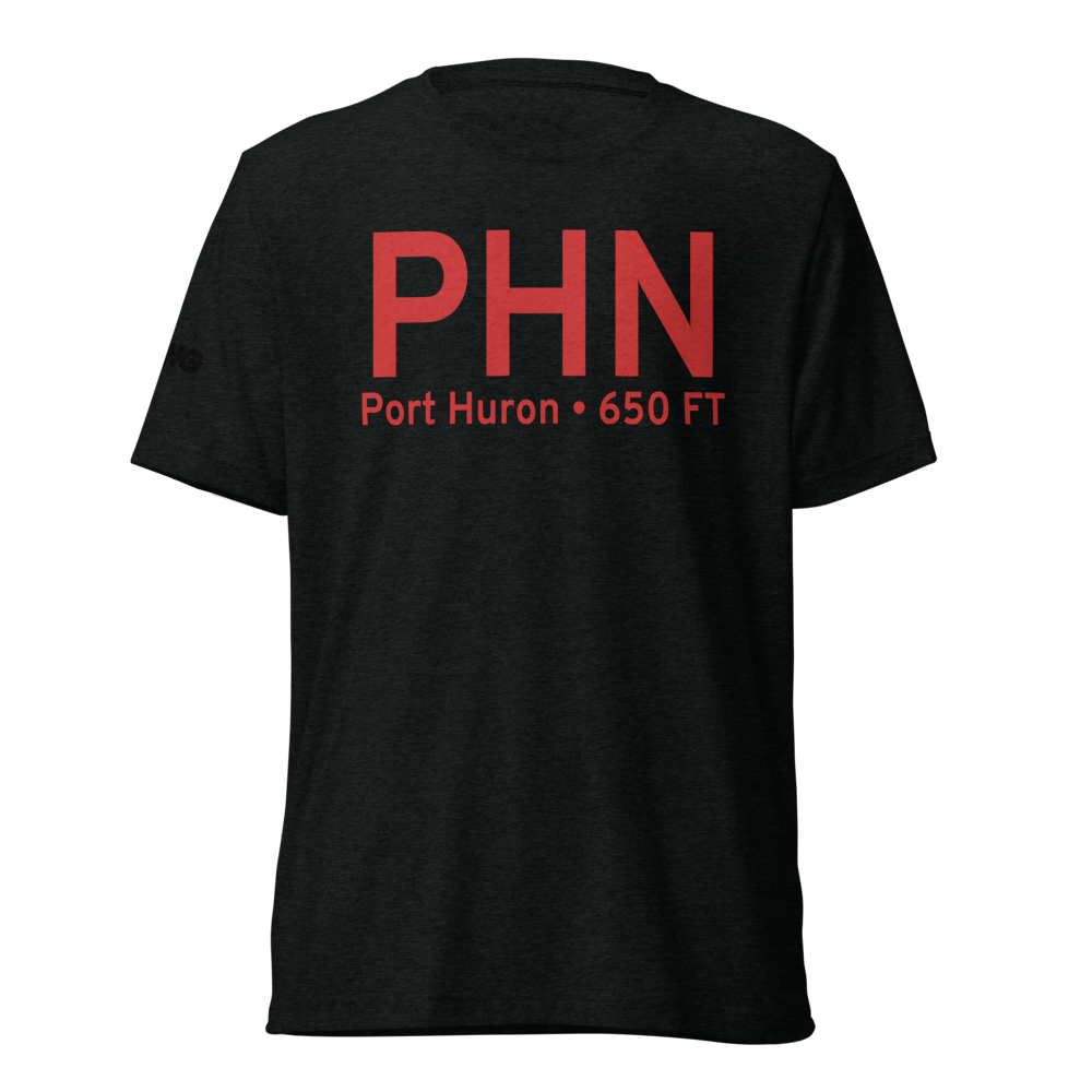 Port Huron (KPHN) Airport Tri-blend T-Shirt 