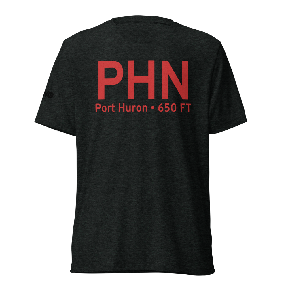 Port Huron (KPHN) Airport Tri-blend T-Shirt 