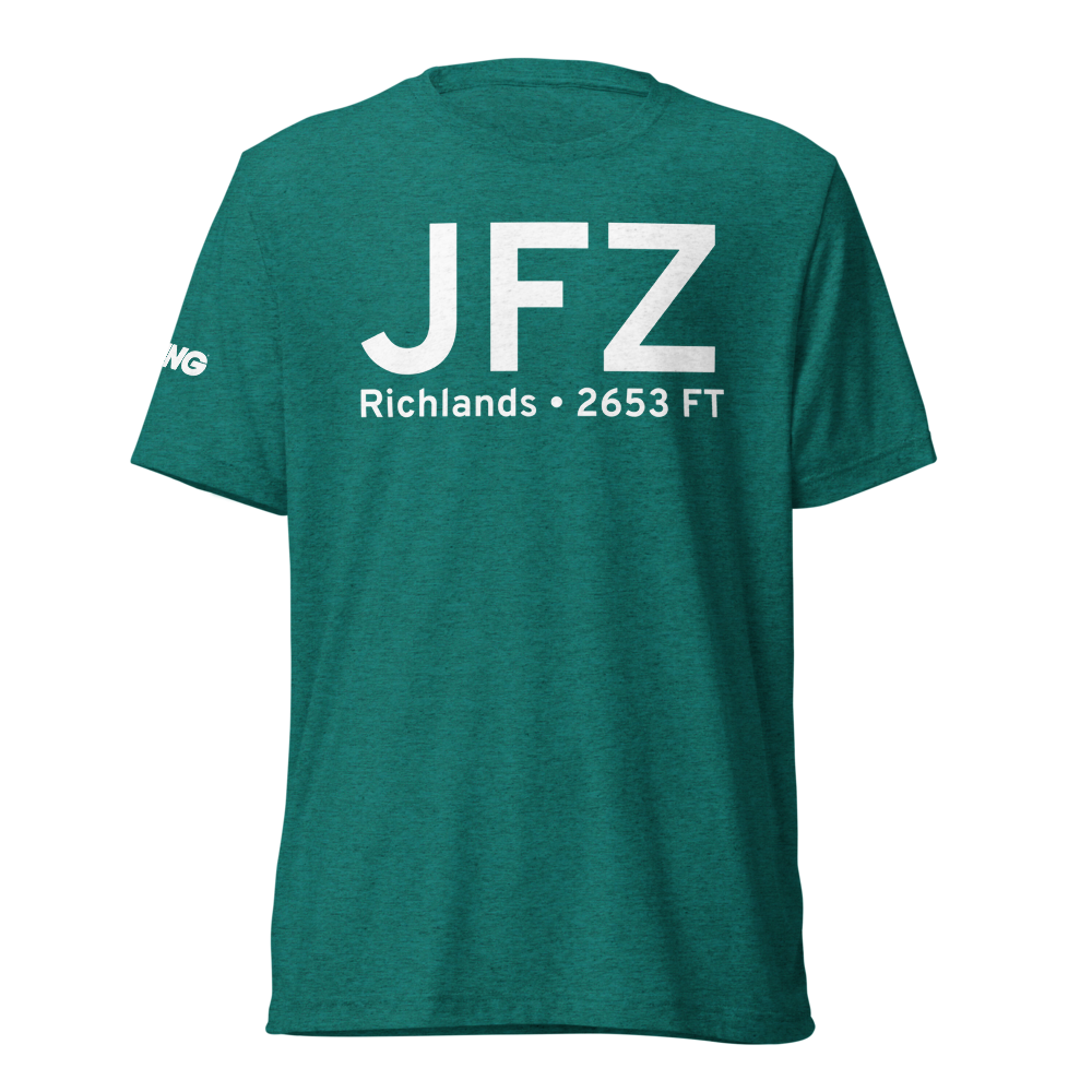 Richlands (KJFZ) Airport Tri-blend T-Shirt 