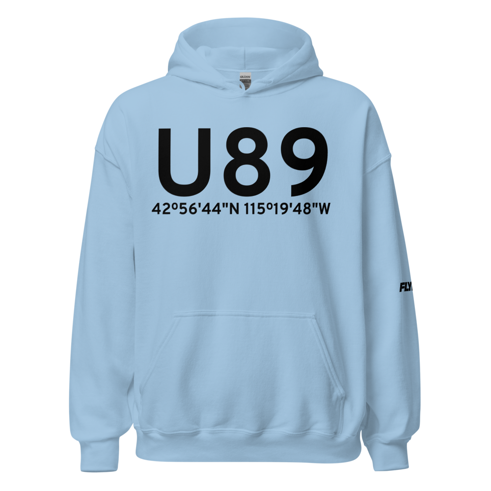 Glenns Ferry (KU89) Airport Hoodie Sweatshirt 