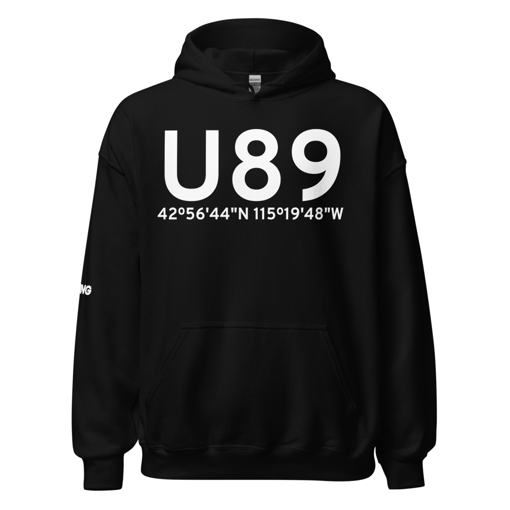 Glenns Ferry (KU89) Airport Hoodie Sweatshirt 