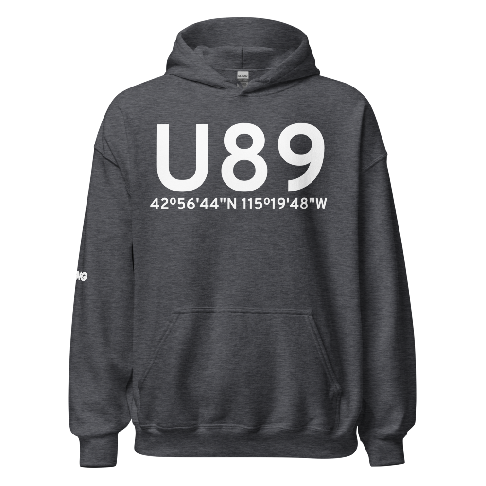 Glenns Ferry (KU89) Airport Hoodie Sweatshirt 