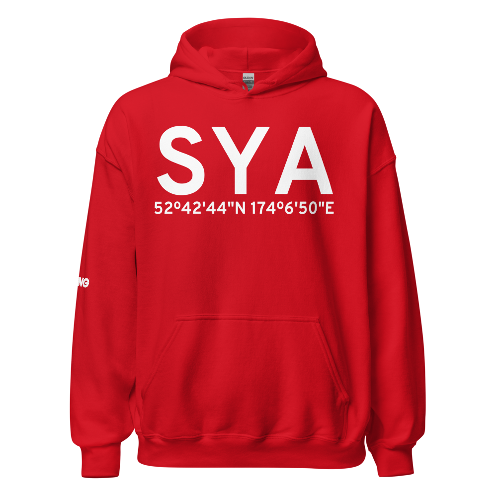Shemya (PASY) Airport Hoodie Sweatshirt 