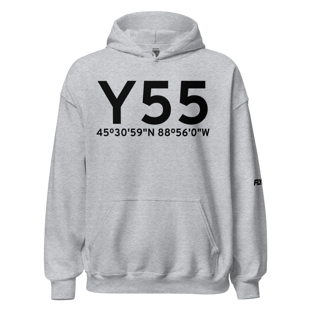 Crandon (KY55) Airport Hoodie Sweatshirt 