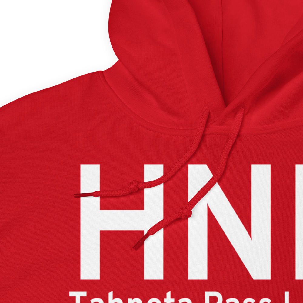 Tahneta Pass Lodge (HNE) Airport Hoodie Sweatshirt 