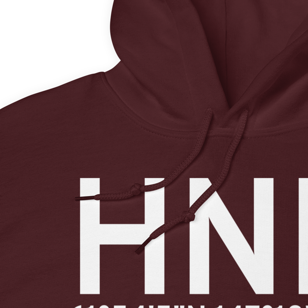 Tahneta Pass Lodge (HNE) Airport Hoodie Sweatshirt 