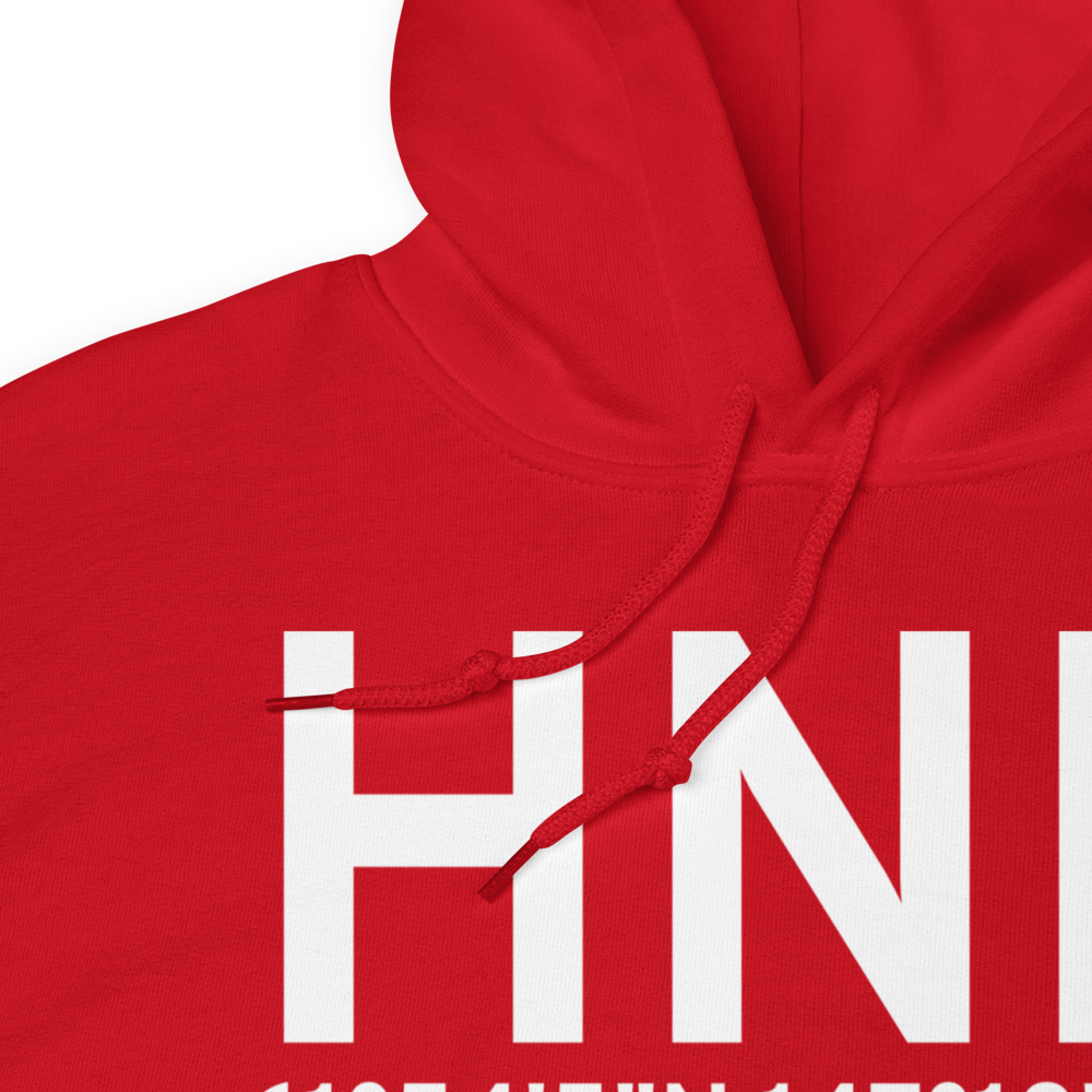 Tahneta Pass Lodge (HNE) Airport Hoodie Sweatshirt 