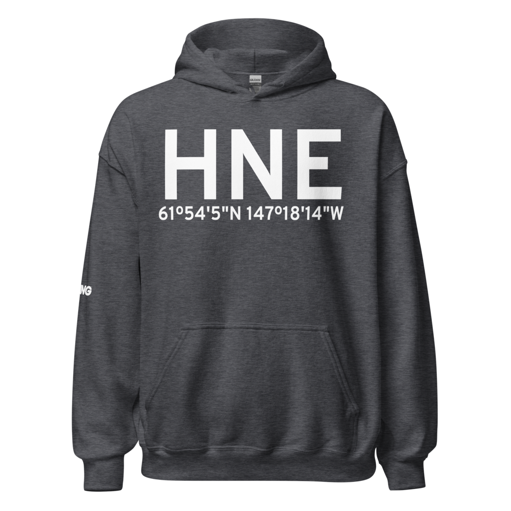 Tahneta Pass Lodge (HNE) Airport Hoodie Sweatshirt 