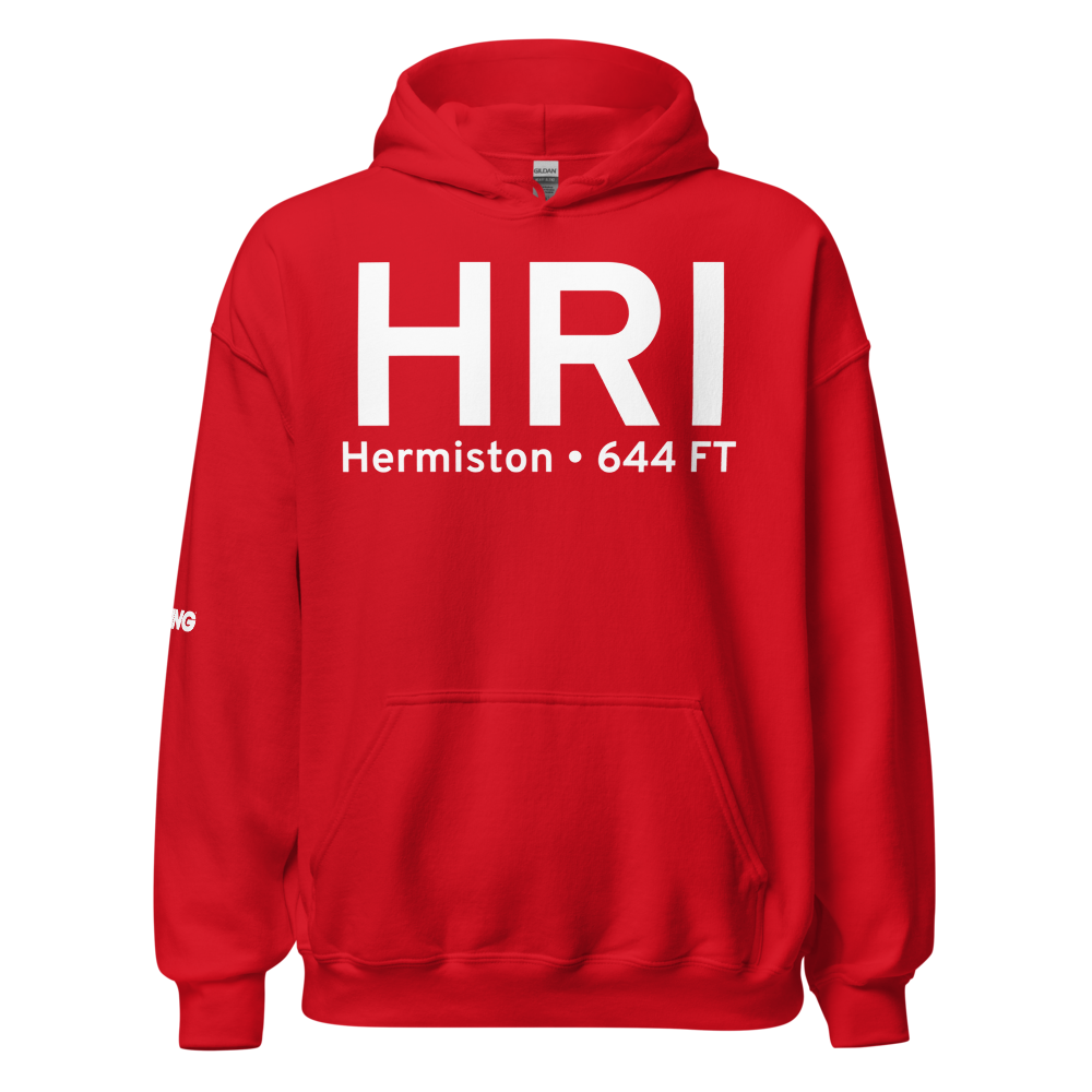 Hermiston (KHRI) Airport Hoodie Sweatshirt 
