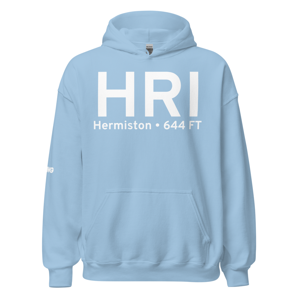 Hermiston (KHRI) Airport Hoodie Sweatshirt 