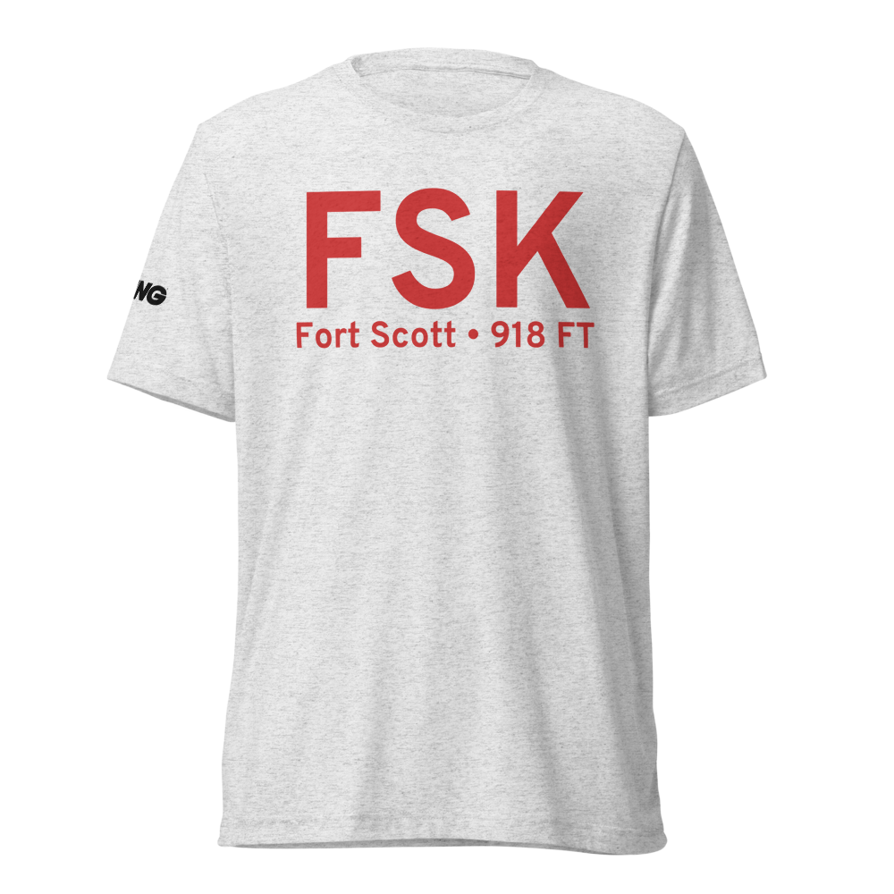 Fort Scott (KFSK) Airport Tri-blend T-Shirt 