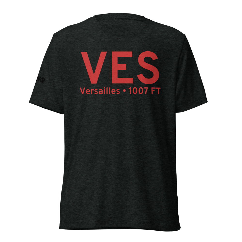 Versailles (KVES) Airport Tri-blend T-Shirt 