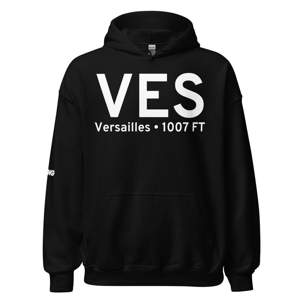 Versailles (KVES) Airport Hoodie Sweatshirt 