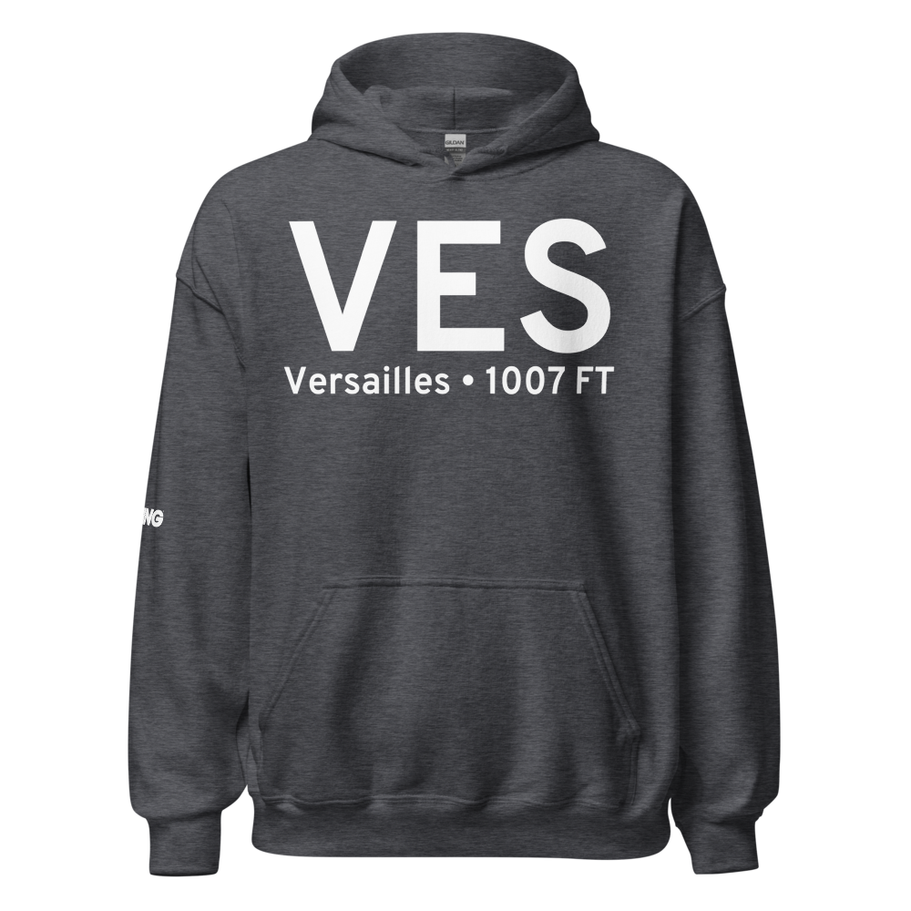 Versailles (KVES) Airport Hoodie Sweatshirt 