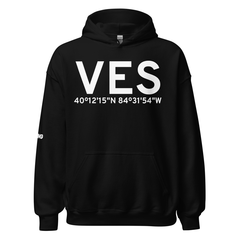 Versailles (KVES) Airport Hoodie Sweatshirt 