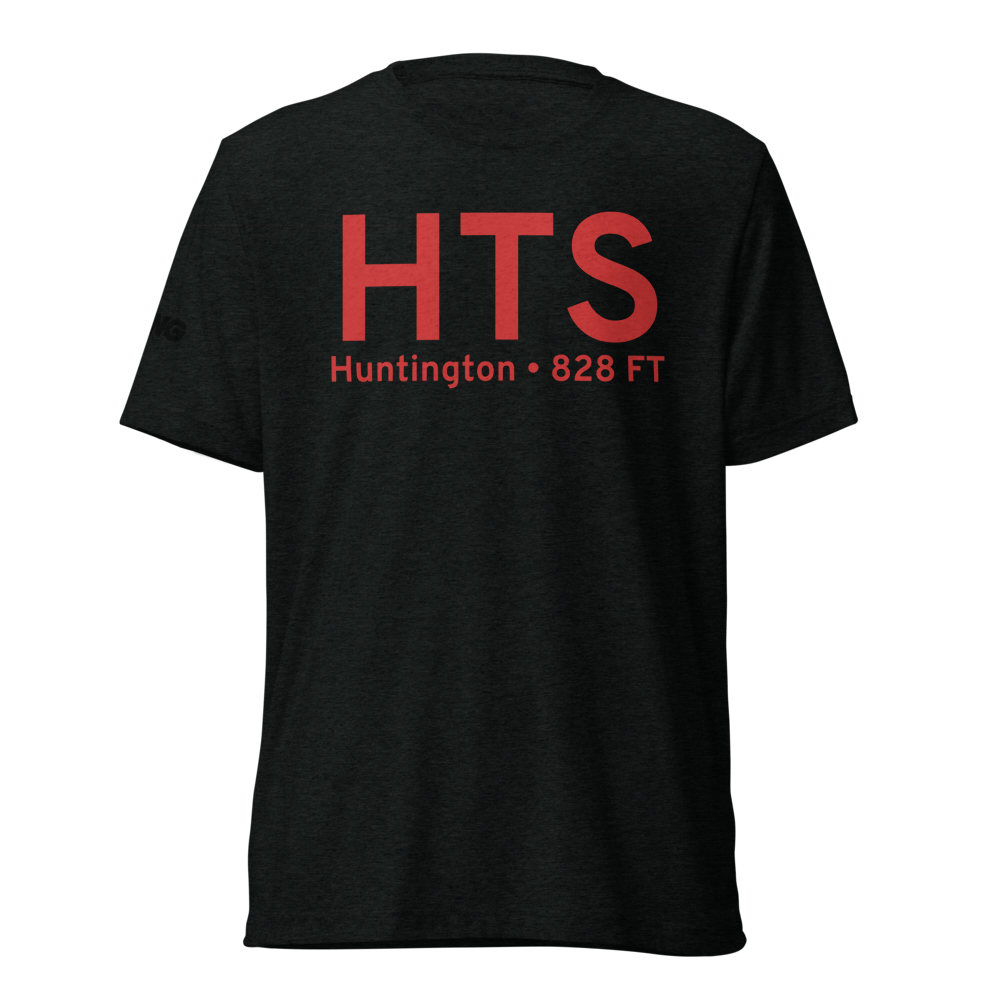 Huntington (KHTS) Airport Tri-blend T-Shirt 