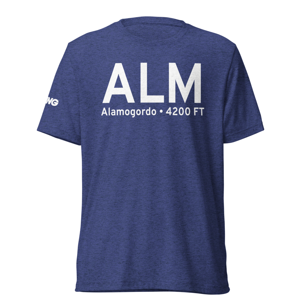 Alamogordo (KALM) Airport Tri-blend T-Shirt 