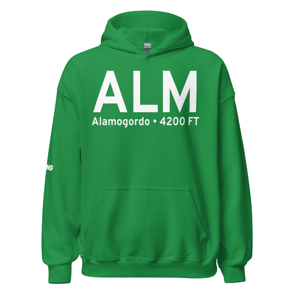 Alamogordo (KALM) Airport Hoodie Sweatshirt 