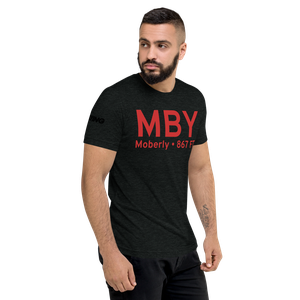 Moberly (KMBY) Airport Tri-blend T-Shirt