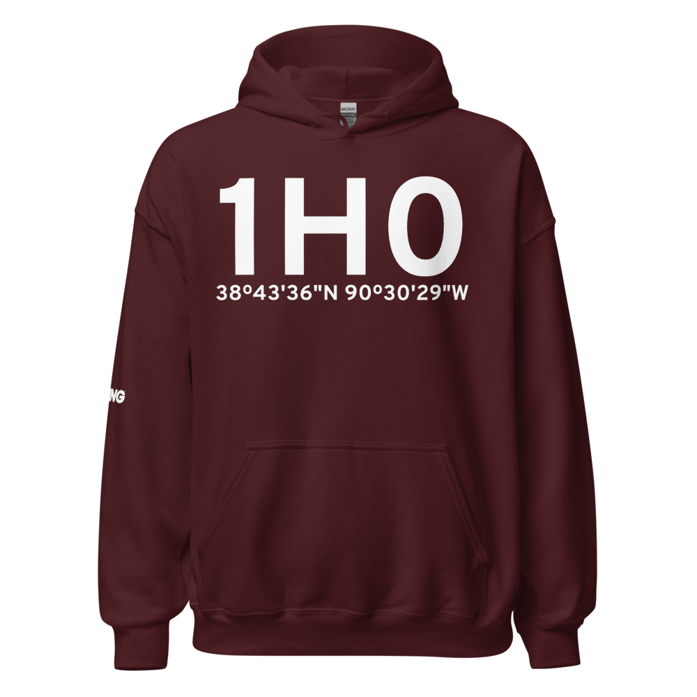 St Louis (K1H0) Airport Hoodie Sweatshirt 