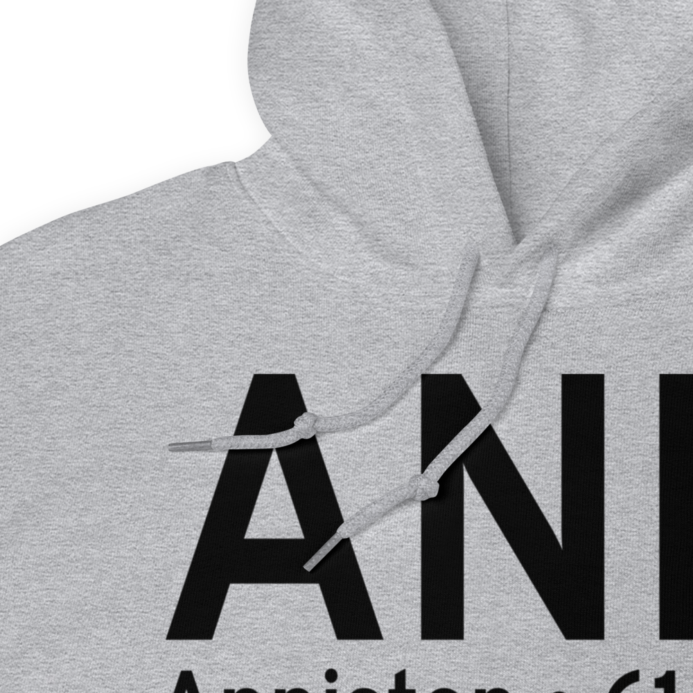 Anniston (KANB) Airport Hoodie Sweatshirt 