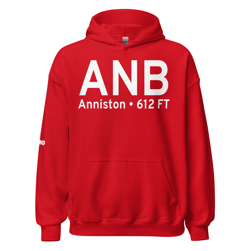 Anniston (KANB) Airport Hoodie Sweatshirt 