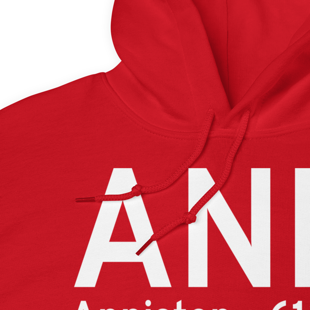 Anniston (KANB) Airport Hoodie Sweatshirt 