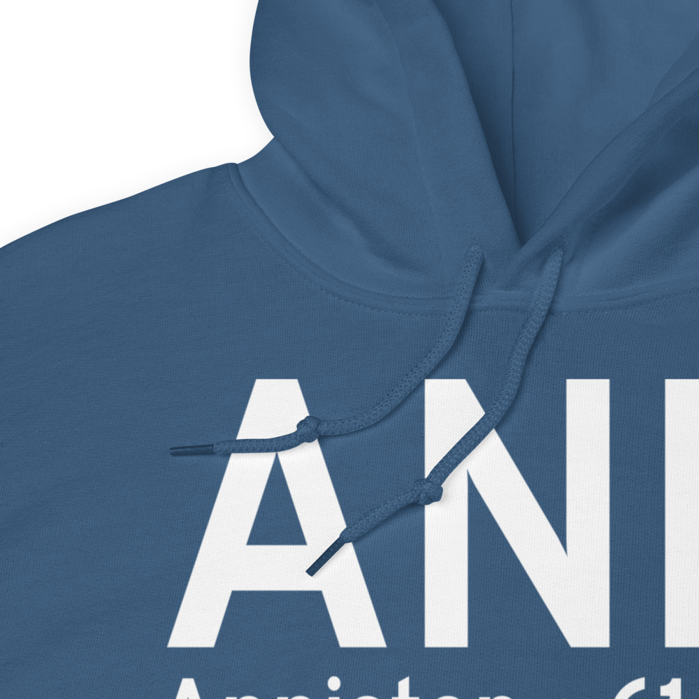 Anniston (KANB) Airport Hoodie Sweatshirt 