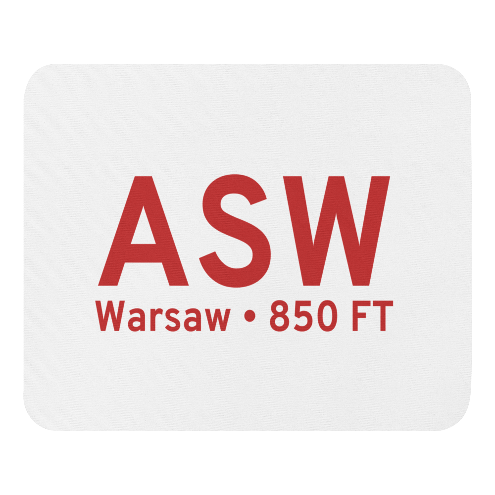Warsaw (KASW) Airport  Mouse Pad 