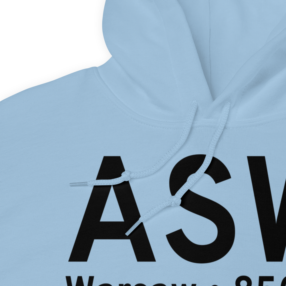 Warsaw (KASW) Airport Hoodie Sweatshirt 
