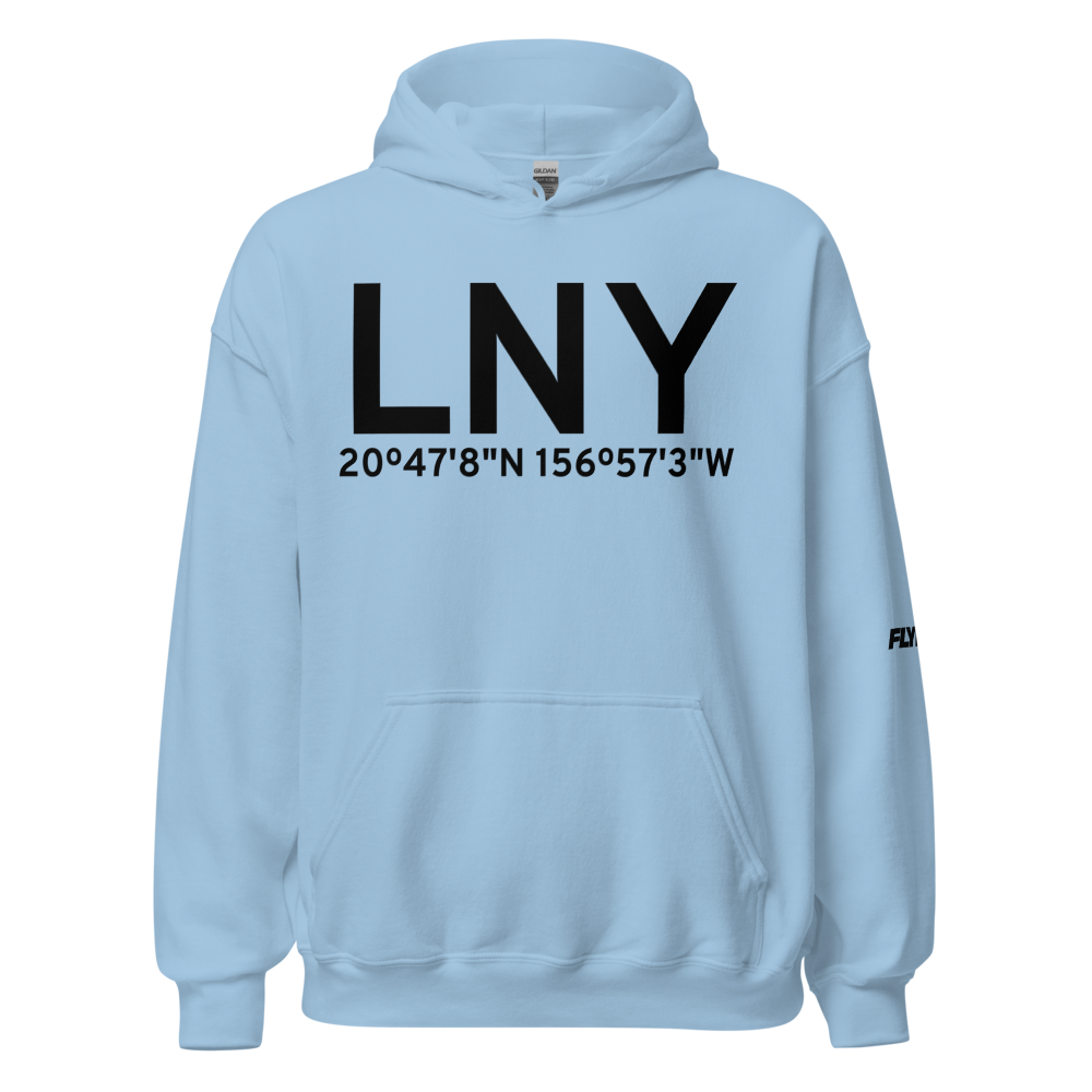 Lanai City (PHNY) Airport Hoodie Sweatshirt 