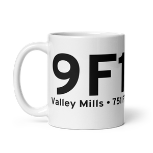 Valley Mills (9F1) Airport Mug