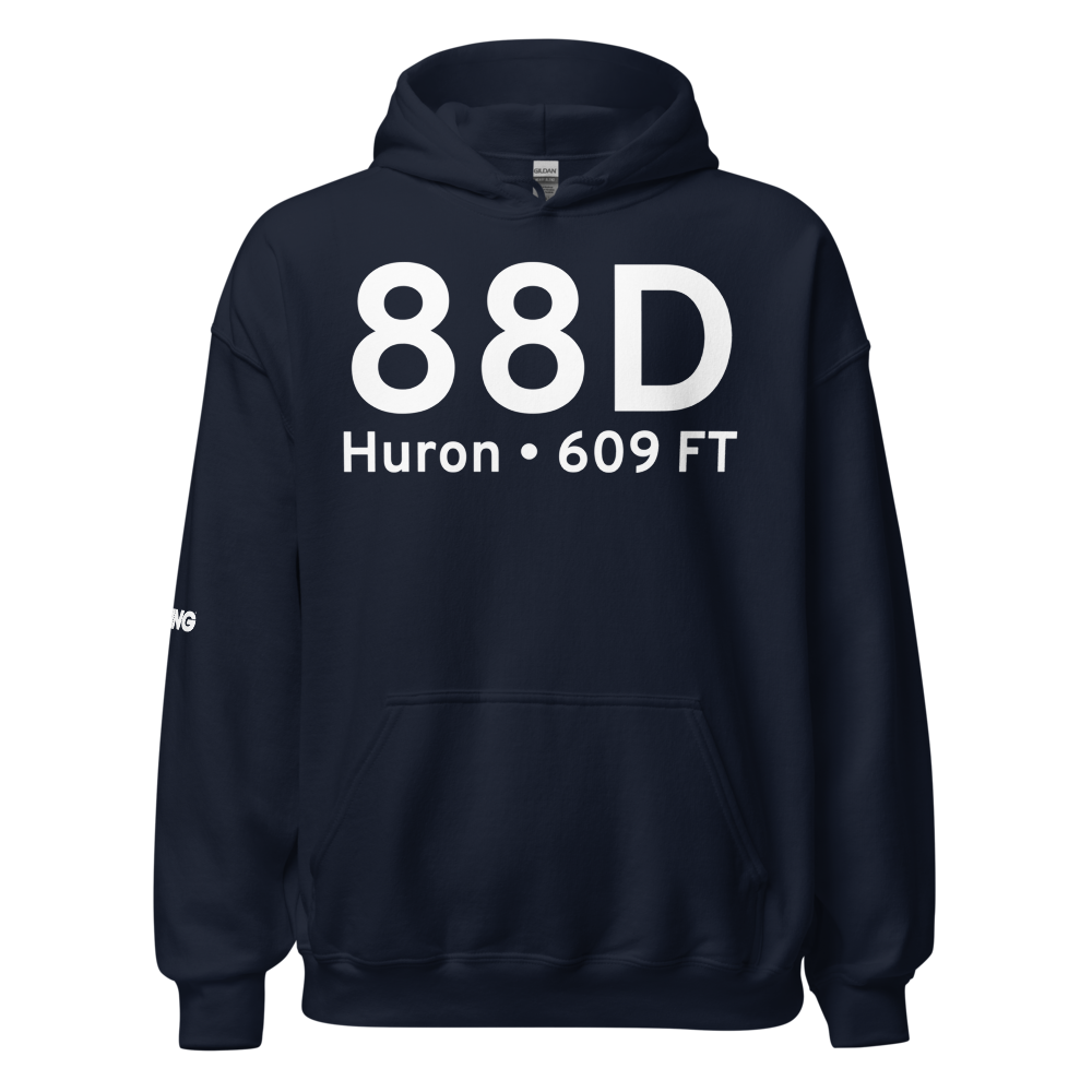 Huron (88D) Airport Hoodie Sweatshirt 