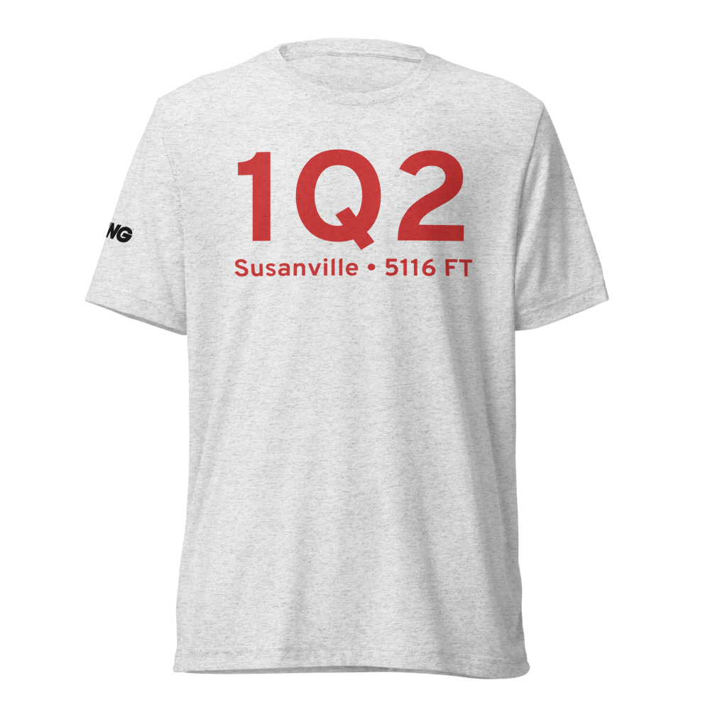 Susanville (K1Q2) Airport Tri-blend T-Shirt 