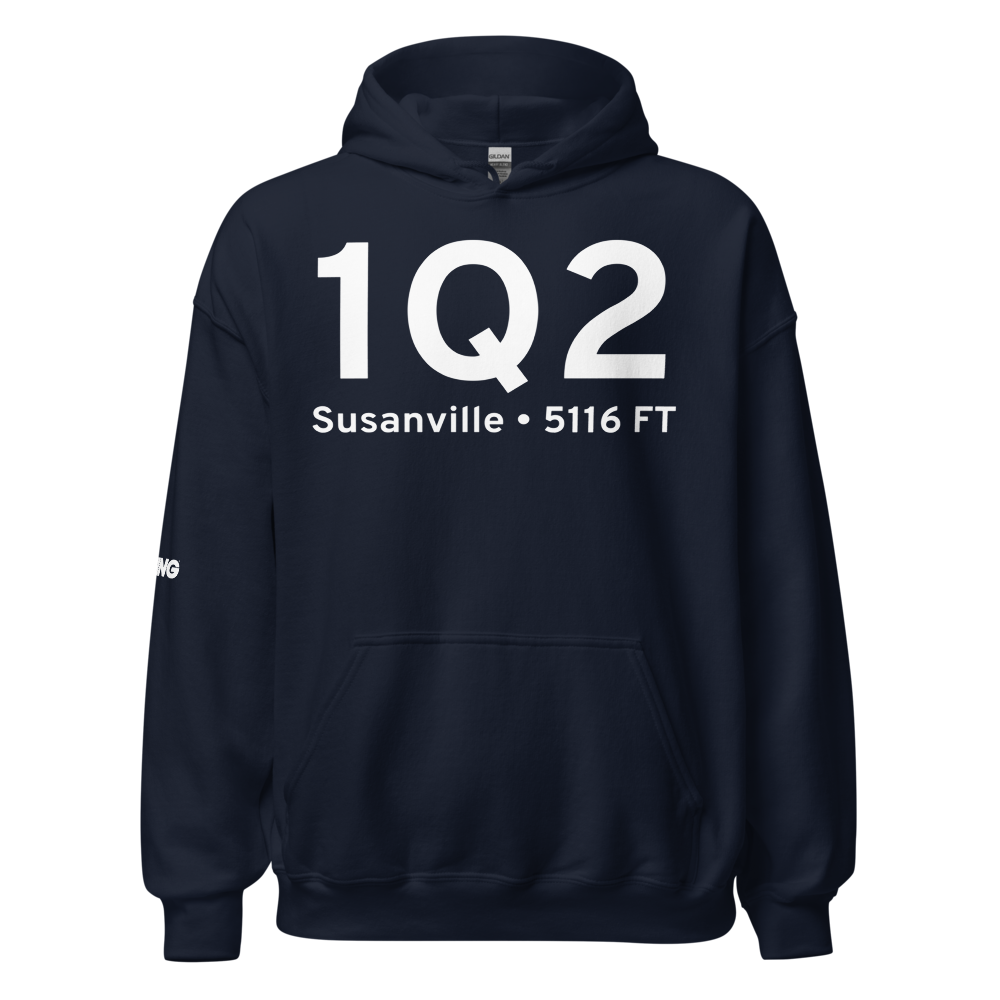 Susanville (K1Q2) Airport Hoodie Sweatshirt 