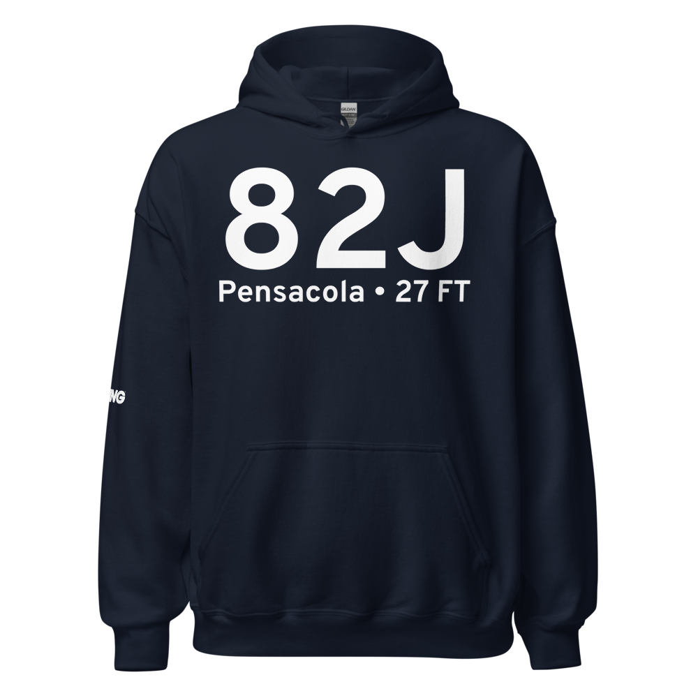 Pensacola (K82J) Airport Hoodie Sweatshirt 