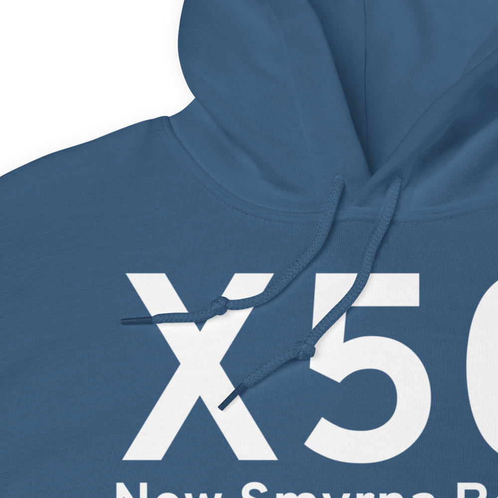 New Smyrna Beach (KX50) Airport Hoodie Sweatshirt 