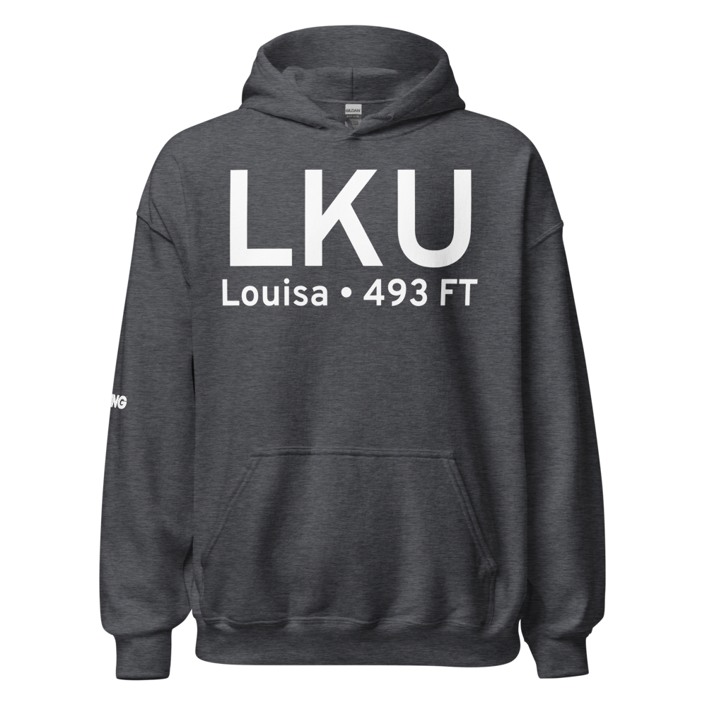 Louisa (KLKU) Airport Hoodie Sweatshirt 