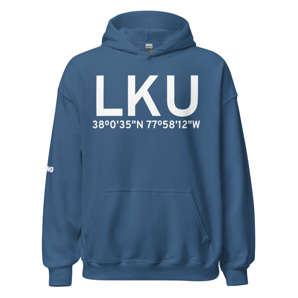 Louisa (KLKU) Airport Hoodie Sweatshirt 