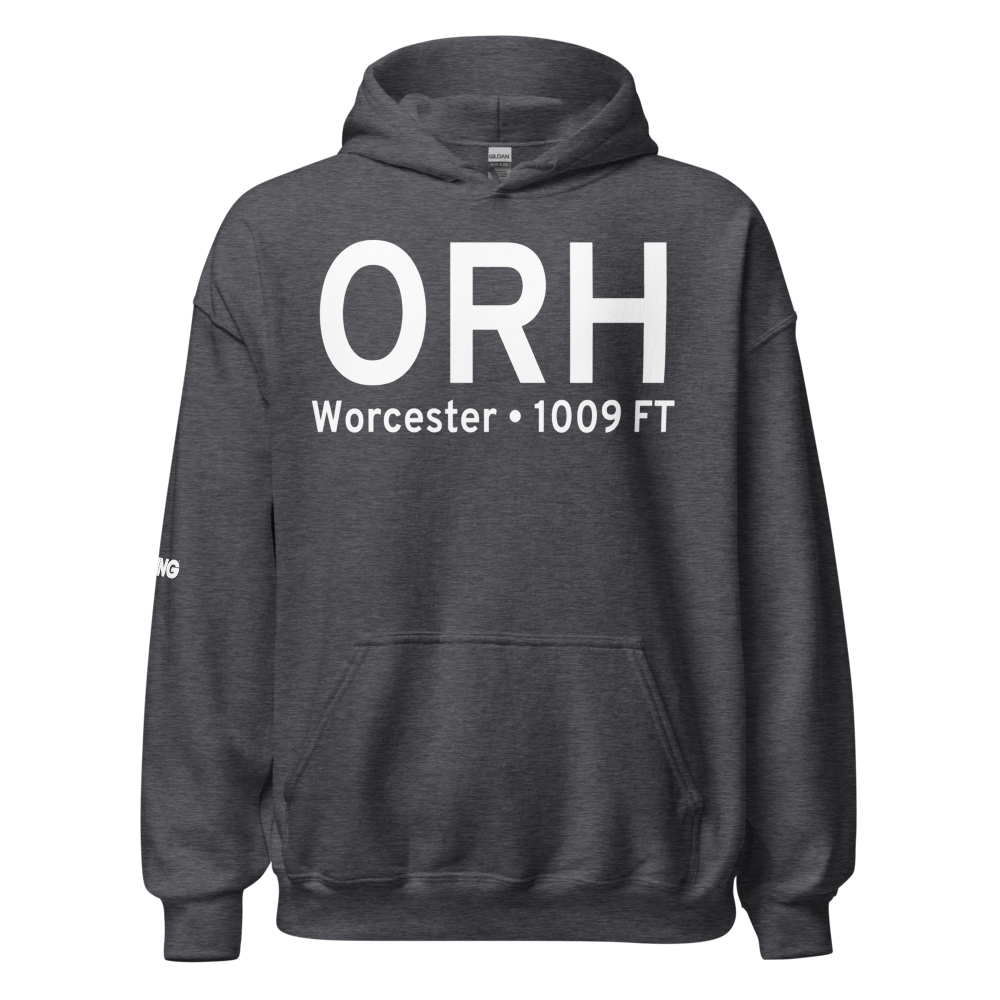 Worcester (KORH) Airport Hoodie Sweatshirt 