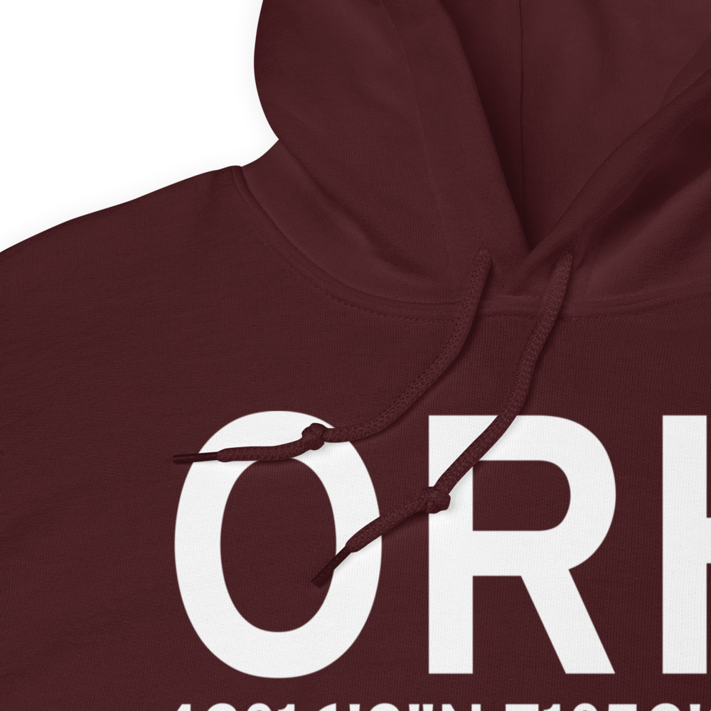 Worcester (KORH) Airport Hoodie Sweatshirt 