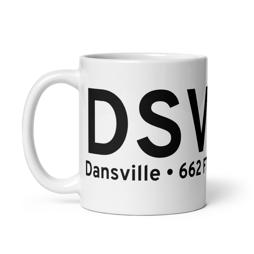 Dansville (KDSV) Airport Mug 
