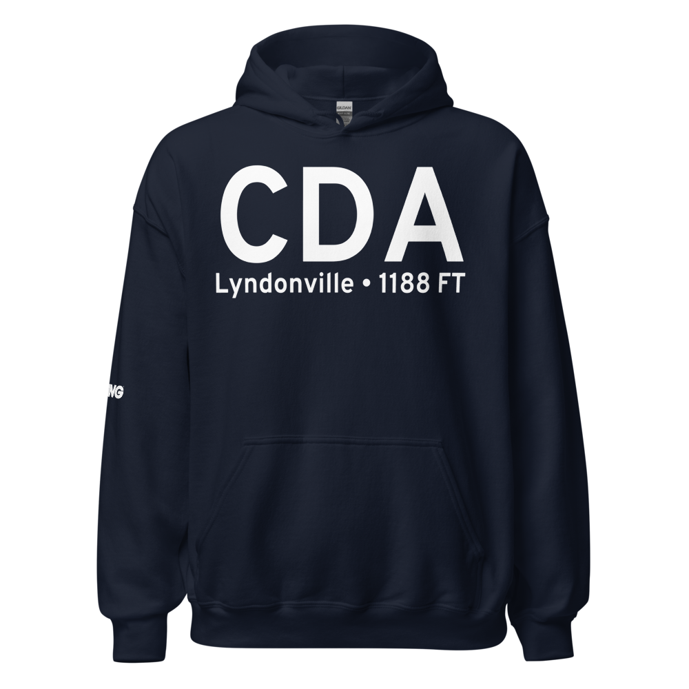 Lyndonville (KCDA) Airport Hoodie Sweatshirt 