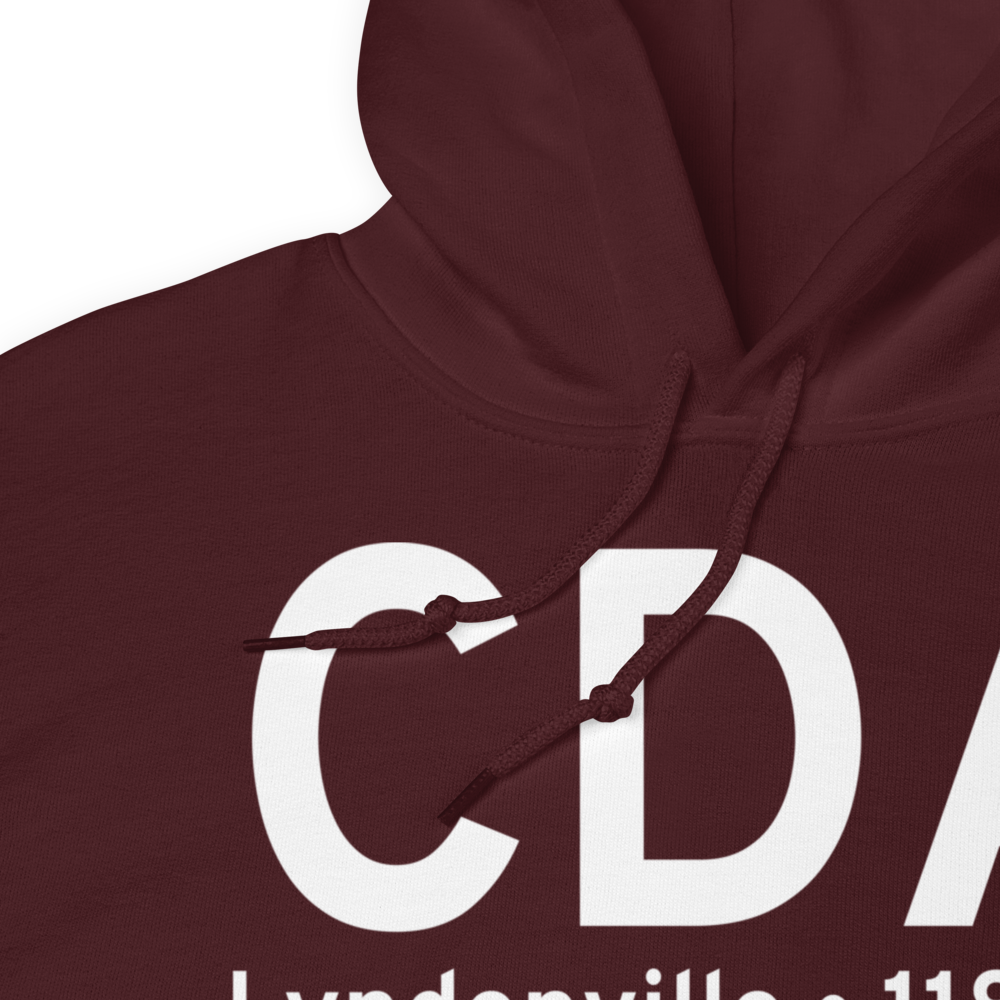 Lyndonville (KCDA) Airport Hoodie Sweatshirt 