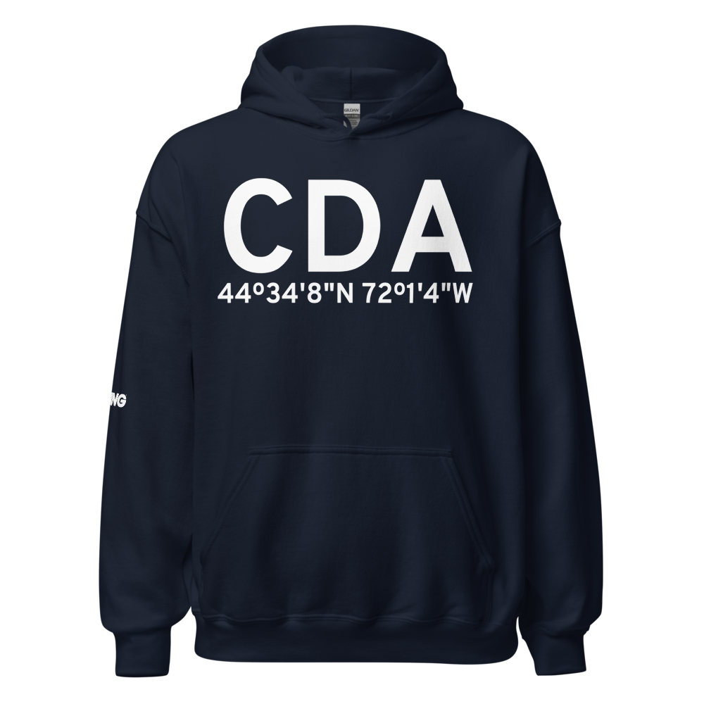 Lyndonville (KCDA) Airport Hoodie Sweatshirt 